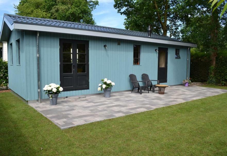 Mooi Nieuw Houten Huisje Havelte Exteriér fotografie