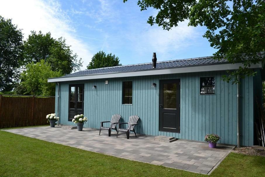 Mooi Nieuw Houten Huisje Havelte Exteriér fotografie